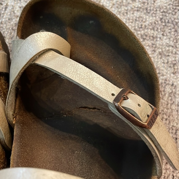Birkenstock Mayari Gold Sz 38 - Picture 3 of 12